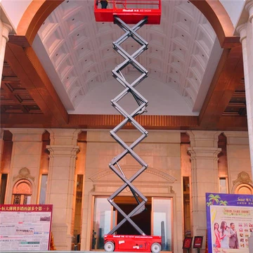 Cylinder type hydraulic lifting platform