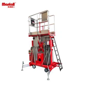 DC Power Double Mast Aerial Work Platform