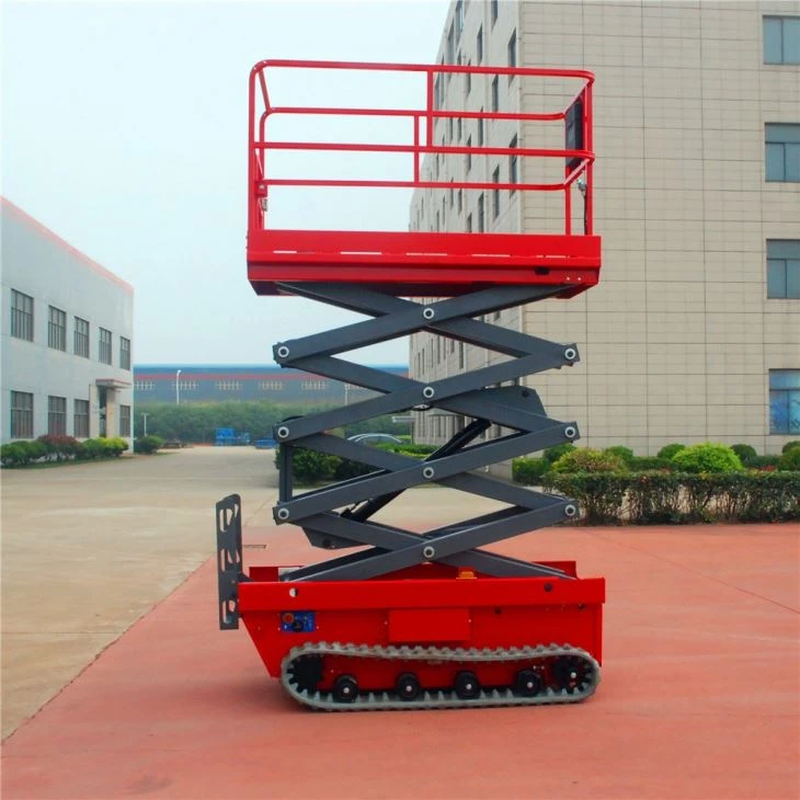 Electric Self-propelled Crawler Type Scissor Lift Mantall XE80CT For Sale
