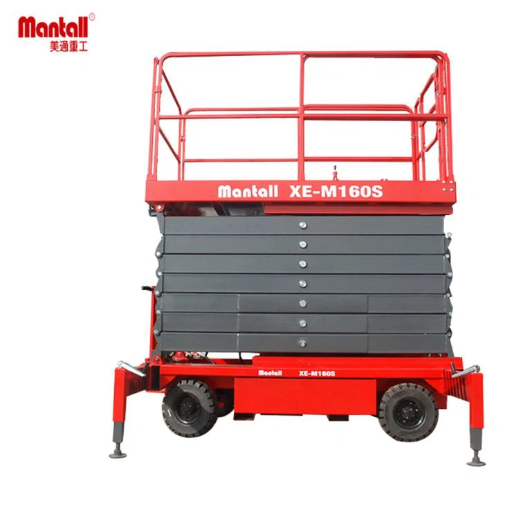 Construction Maintaince Use Electric Hydraulic Mobile Scissor Lift