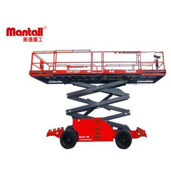 Large Diesel Scissor Lift for Outdoor Use
