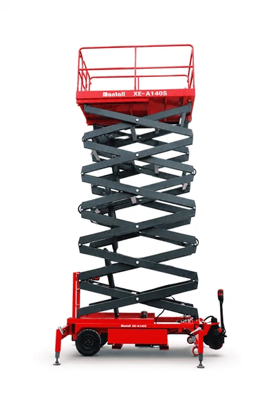 XE-A140S 14m Mobile Electric Scissor Lift with Auxiliary Drive