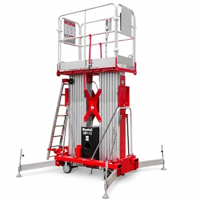 CMP12-S 12m Two-Person Double Mast Aerial Work Platform